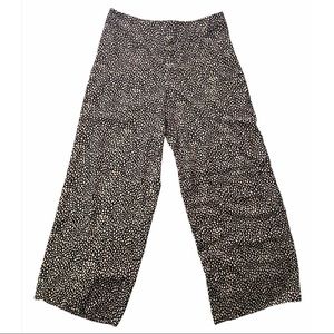 NWT Coldwater Creek Dotted Wide Leg Palazzo Pant